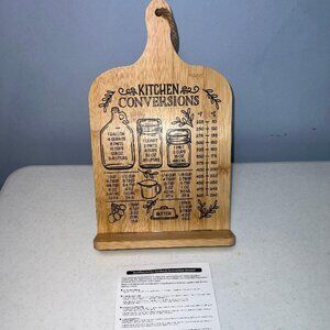 Kitchen Conversions Wooden Stand & Recipe Holder